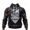 Personalized Tampa Bay Rays Custom 3D Warriors Jerseys Hoodie