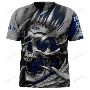 Personalized Tampa Bay Rays Custom Skull Jersey Hoodie