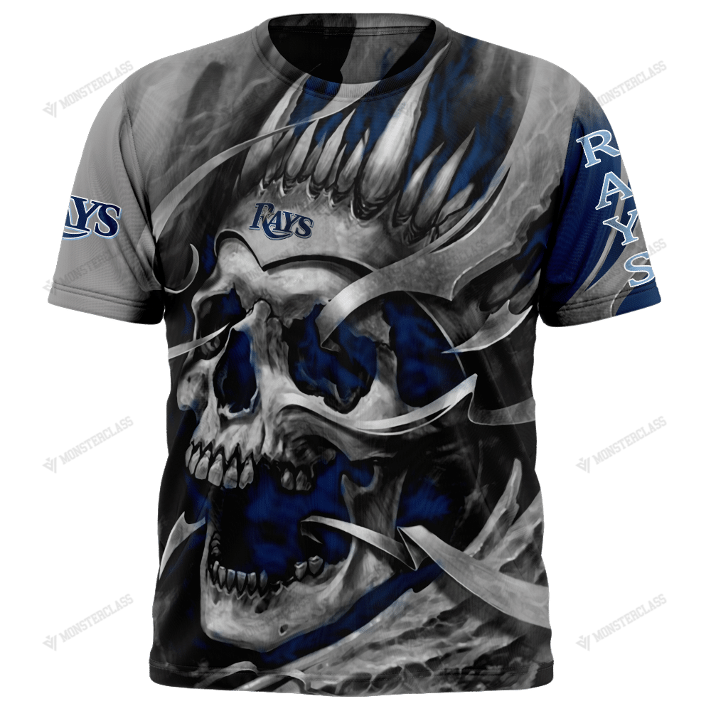Personalized Tampa Bay Rays Custom Skull Jersey Hoodie Personalized Tampa Bay Rays Custom Skull Jersey Hoodie