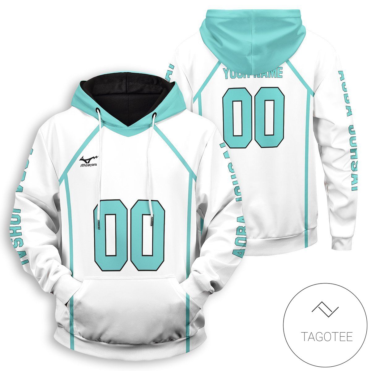 Personalized Team Aoba Johsai Pullover Hoodie Personalized Team Aoba Johsai Pullover Hoodie
