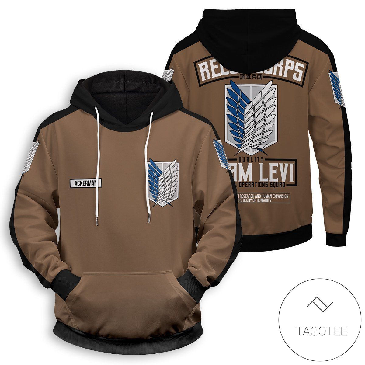 Personalized Team Levi Pullover Hoodie Personalized Team Levi Pullover Hoodie