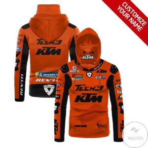 Personalized Tech 3 Ktm Gaiter Mask Hoodie- Tagotee