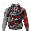 Personalized Texas Tech Red Raiders Skull Custom 3D Shirt