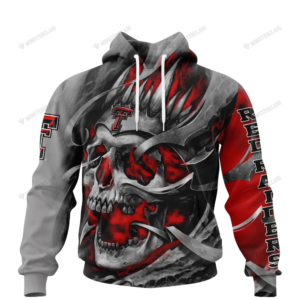 Personalized Texas Tech Red Raiders Skull Custom 3D Shirt