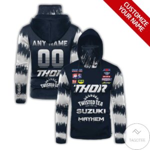 Personalized Thor Twisted Tea Suzuki Branded Mask Hoodie