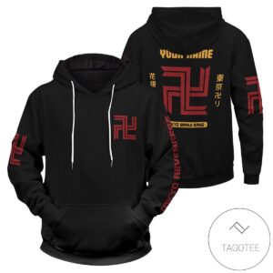 Personalized Tokyo Manji Pullover Hoodie Tagotee