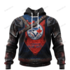 Personalized Toronto Blue Jays Custom 3D Warriors Jerseys Hoodie