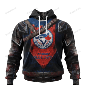 Personalized Toronto Blue Jays Custom 3D Warriors Jerseys Hoodie
