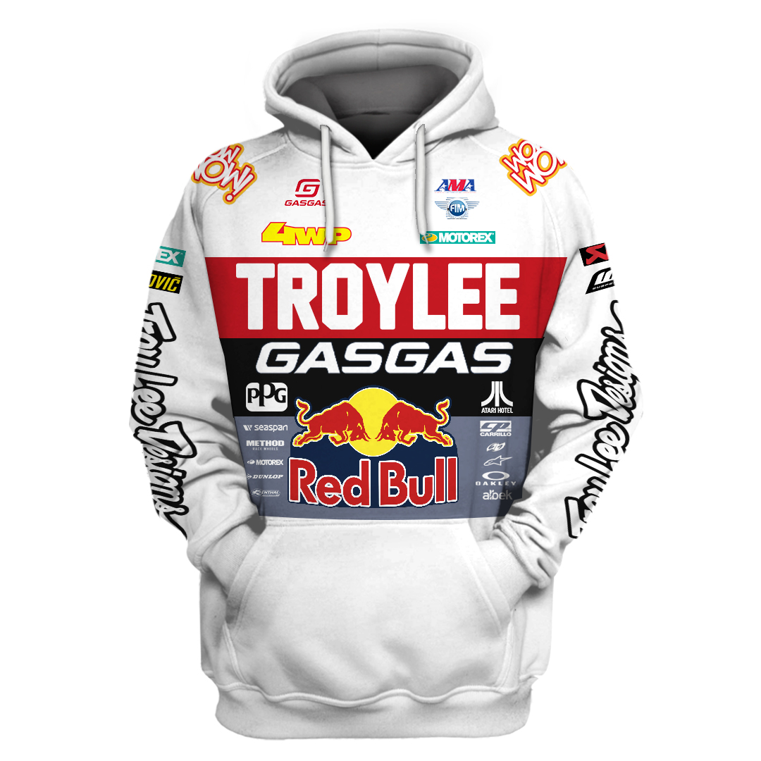 Personalized Troylee Gas Gas Red Bull Custom 3D Shirt Personalized Troylee Gas Gas Red Bull Custom 3D Shirt