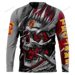 Personalized Usc Trojans Skull Custom 3D Shirt