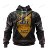 Personalized Utah Jazz Custom 3D Warriors Jerseys Hoodie