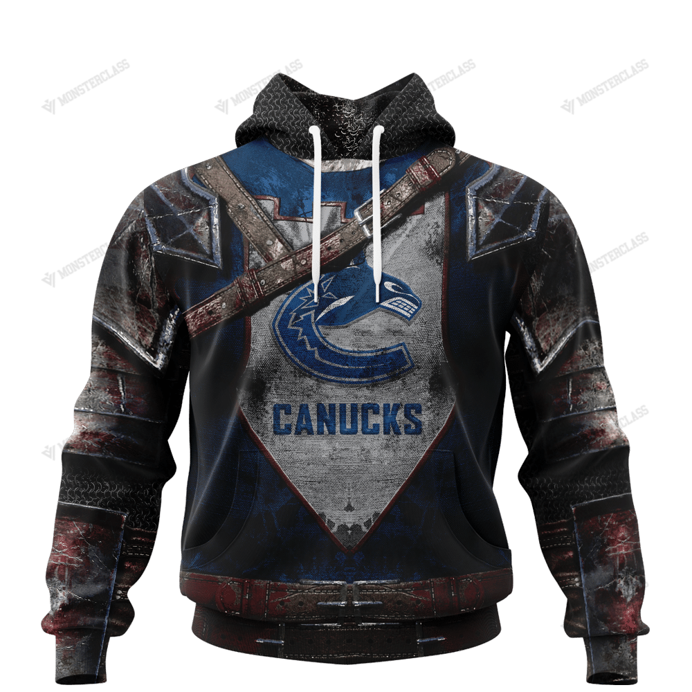 Personalized Vancouver Canucks Warrior Custom 3D Shirt Personalized Vancouver Canucks Warrior Custom 3D Shirt