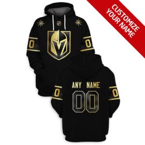 Personalized Vegas Golden Knights Nhl Custom Name And Number 3D Full Printing Hoodie