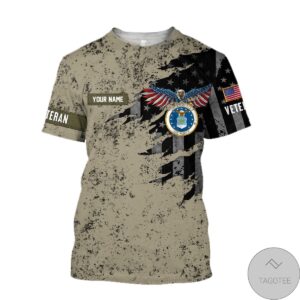 Personalized Veteran Us Air Force In My Heart 3D All Over Print Hoodie