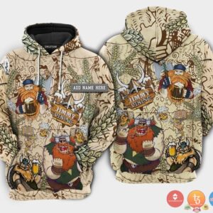 Personalized Viking Victory Custom 3D Hoodie