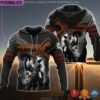 Personalized Viking Warrior And Odin Valhalla Custom 3D Hoodie