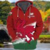 Personalized Wales Hoodie