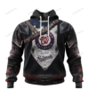 Personalized Washington Nationals Custom 3D Warriors Jerseys Hoodie