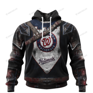 Personalized Washington Nationals Custom 3D Warriors Jerseys Hoodie