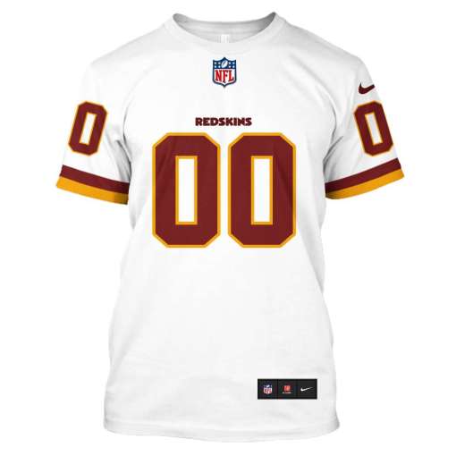 Personalized Washington Redskins Nfl Custom 3D Shirt Personalized Washington Redskins Nfl Custom 3D Shirt