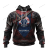 Personalized Washington Wizards Custom 3D Warriors Jerseys Hoodie