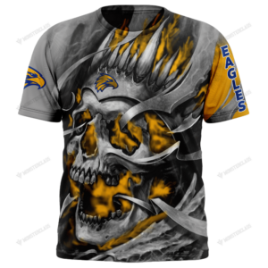 Personalized West Coast Eagles Custom Skull Jersey Hoodie