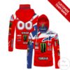 Personalized Yamaha Mountain Dew Branded Red Mask Hoodie