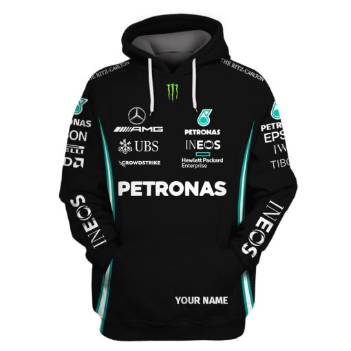 Petronas Ineos Custom Name 3D All Over Print Hoodie Petronas Ineos Custom Name 3D All Over Print Hoodie