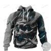 Philadelphia Eagles Skull Jersey 3D Hoodie