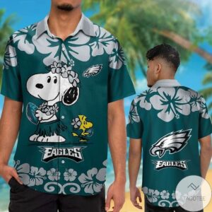 Philadelphia Eagles & Snoopy Hawaiian Shirt