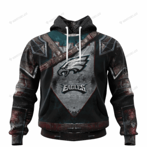 Philadelphia Eagles Warrior Customized Hoodie Jersey