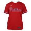 Philadelphia Phillies Custom Personalized 3D Shirt