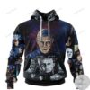 Pinhead Hellraiser Halloween Horror 3D Hoodie