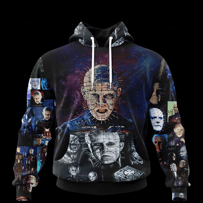 Pinhead Hellraiser Halloween Horror 3D Hoodie Pinhead Hellraiser Halloween Horror 3D Hoodie