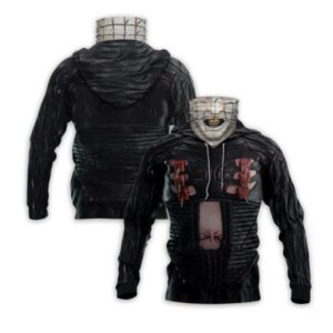 Pinhead The Hell Priest Hoodie Mask 3D