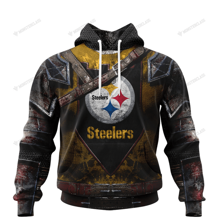 Pittsburgh Steelers Warrior Warrior Customized Hoodie Jersey Pittsburgh Steelers Warrior Warrior Customized Hoodie Jersey