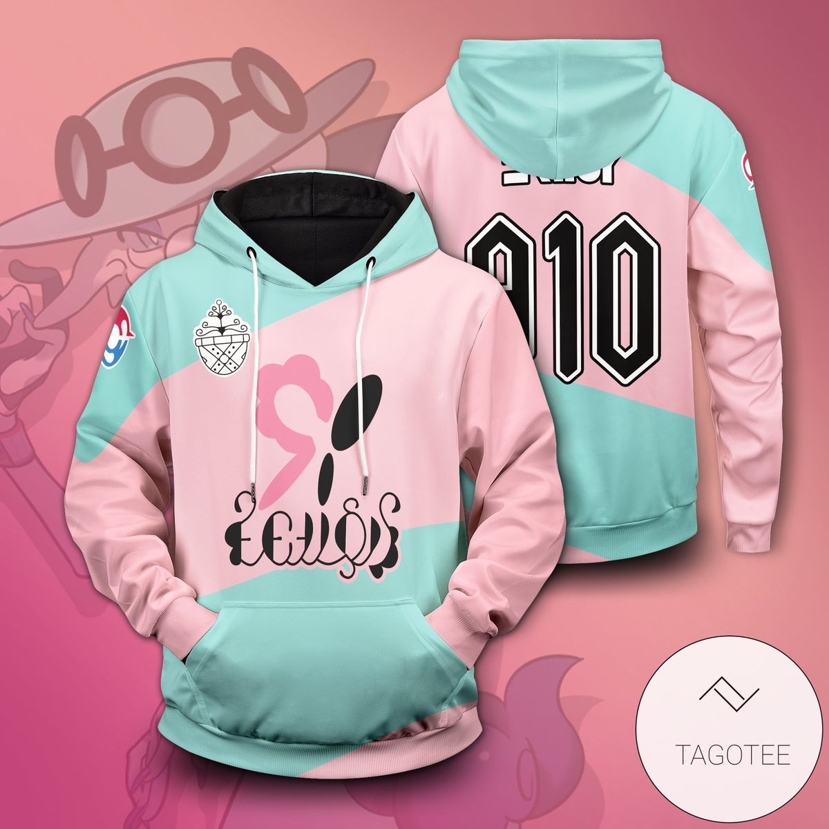 Poke Fairy Uniform Pullover Hoodie- Tagotee Poke Fairy Uniform Pullover Hoodie- Tagotee