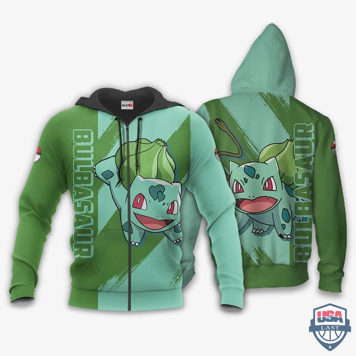 Pokemon Bulbasaur 3D Hoodie Shirt Bomber Jacket Pokemon Bulbasaur 3D Hoodie Shirt Bomber Jacket