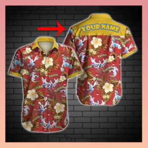 Pokemon Custom Name Hawaiian Shirt