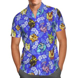 Pokemon Eevee Hawaiian Shirt