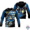 Pokemon Lucario Costume 3D Zip Hoodie T-Shirt