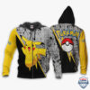 Pokemon Pikachu Anime Mix Manga 3D Hoodie And T-Shirt