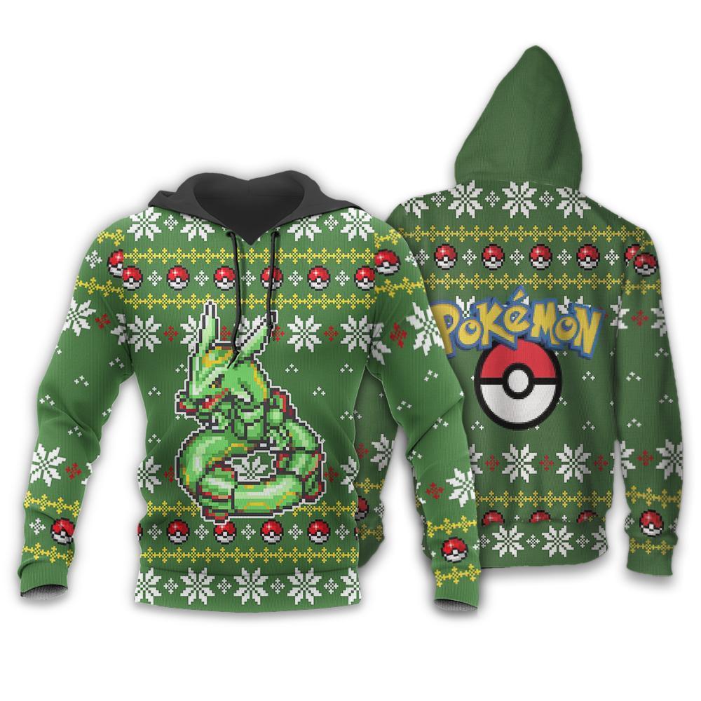 Pokemon Rayquaza 3D Hoodie Pokemon Rayquaza 3D Hoodie