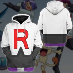 Pokemon Rocket Team 3D Hoodie And T-Shirt