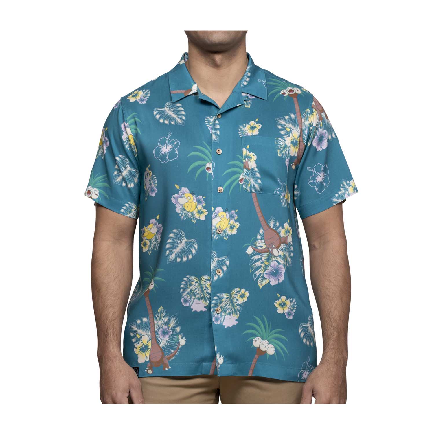 Pokémon Tropical Alolan Exeggutor & Friends Hawaiian Shirt Pokémon Tropical Alolan Exeggutor & Friends Hawaiian Shirt
