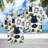 Police On Vacation Hawaiian Shirt Summer Button Up