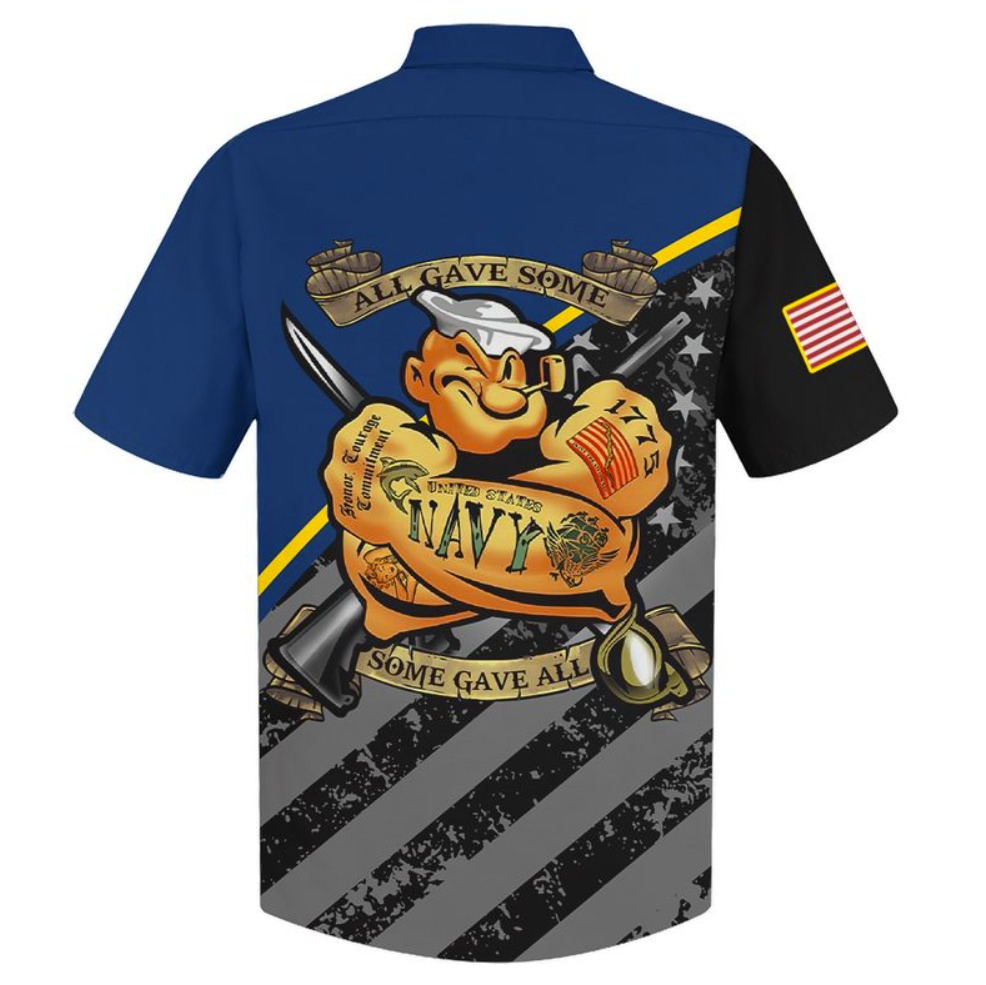 Popeye Us Navy All Gave Some Some Gave All Hawaiian Shirt Popeye Us Navy All Gave Some Some Gave All Hawaiian Shirt