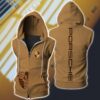 Porche Ag Sleeveless Vest Zip Hoodie