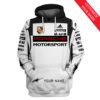 Porsche F1 Team Custom Name 3D Hoodie And Zip Hoodie