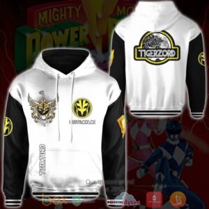 Power Rangers Mighty Morphin Tigerzord Personalized Custom 3D All Over Printed Hoodie